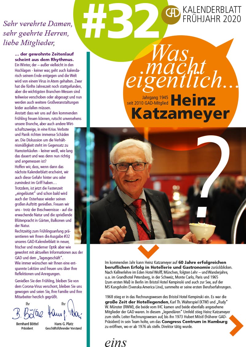 Kalenderblatt Frühling 2020